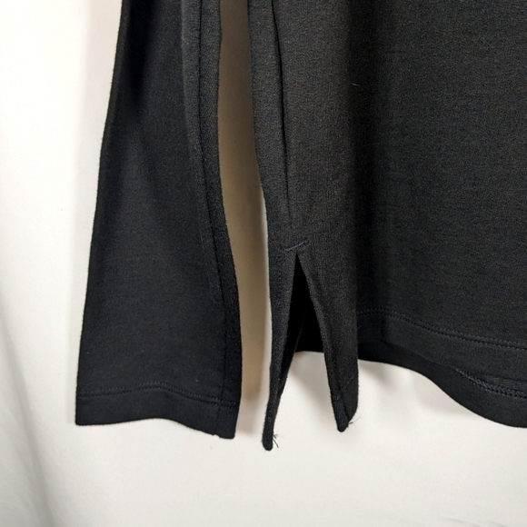 New Victoria Sports Black Long Sleeve Hoodie  Cotton Blend Size Small - Picture 5 of 8